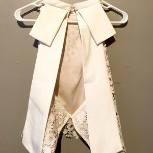 Floral lace ribbon halter 🎀 Spring / Bridal